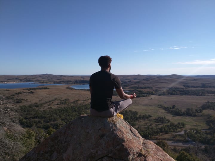 Picture of me at the Wichita Mountains in Oklahoma