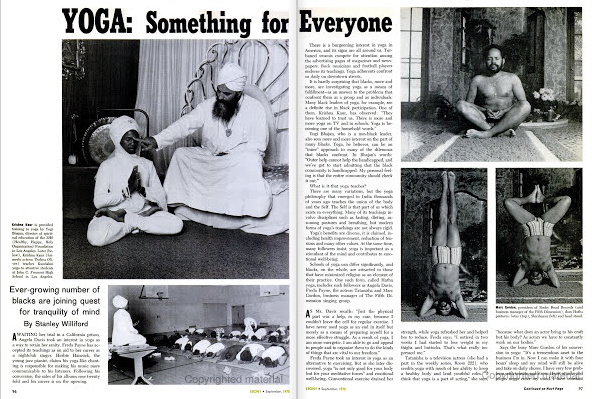 A Brief History of Black Yogis in America -  Part 1 of 3